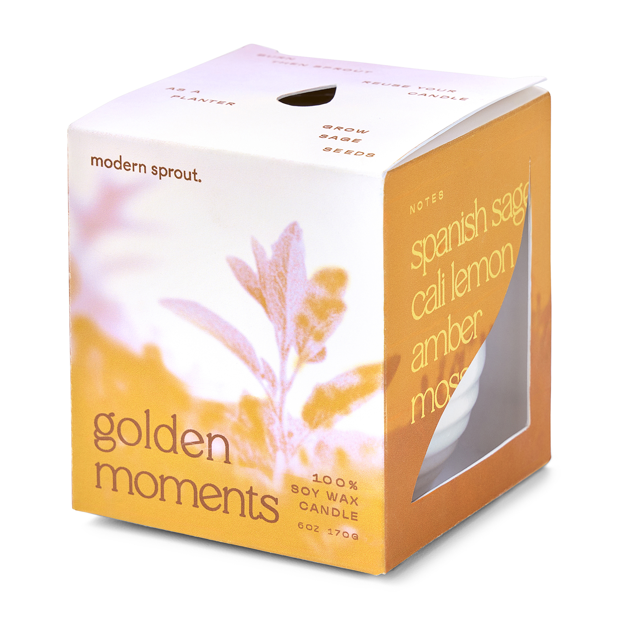 Modern Sprout® Garden Vibes Candle/Planter 65