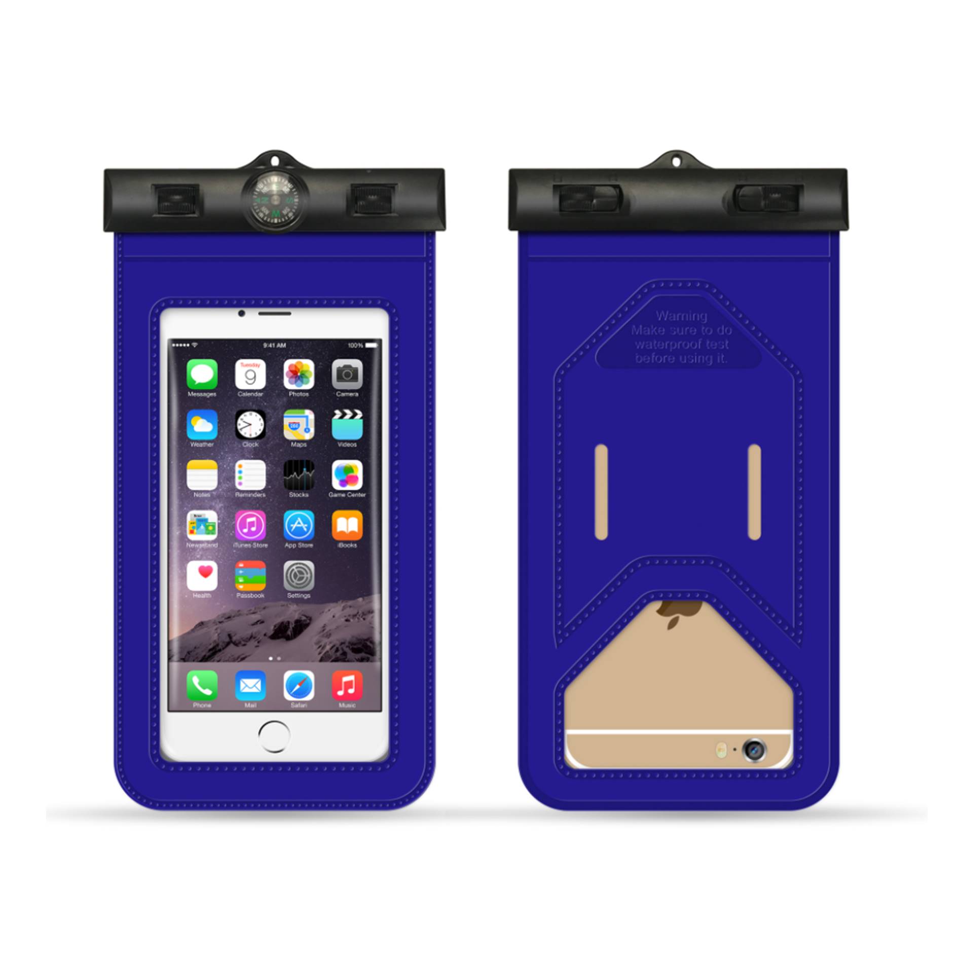 100% Sealed Waterproof Phone Bag With Compass 3