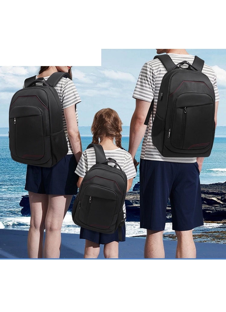 Couple Parent-child Outdoor Backpacks with USB Charging Port 3