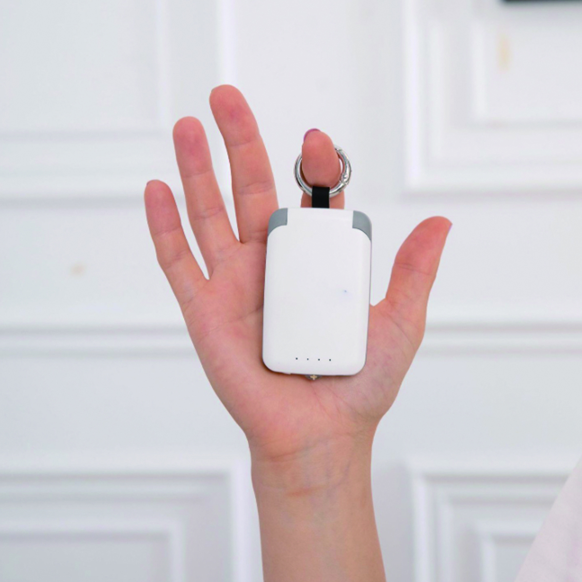Mini Keychain Power Bank with LED Flashlight 4