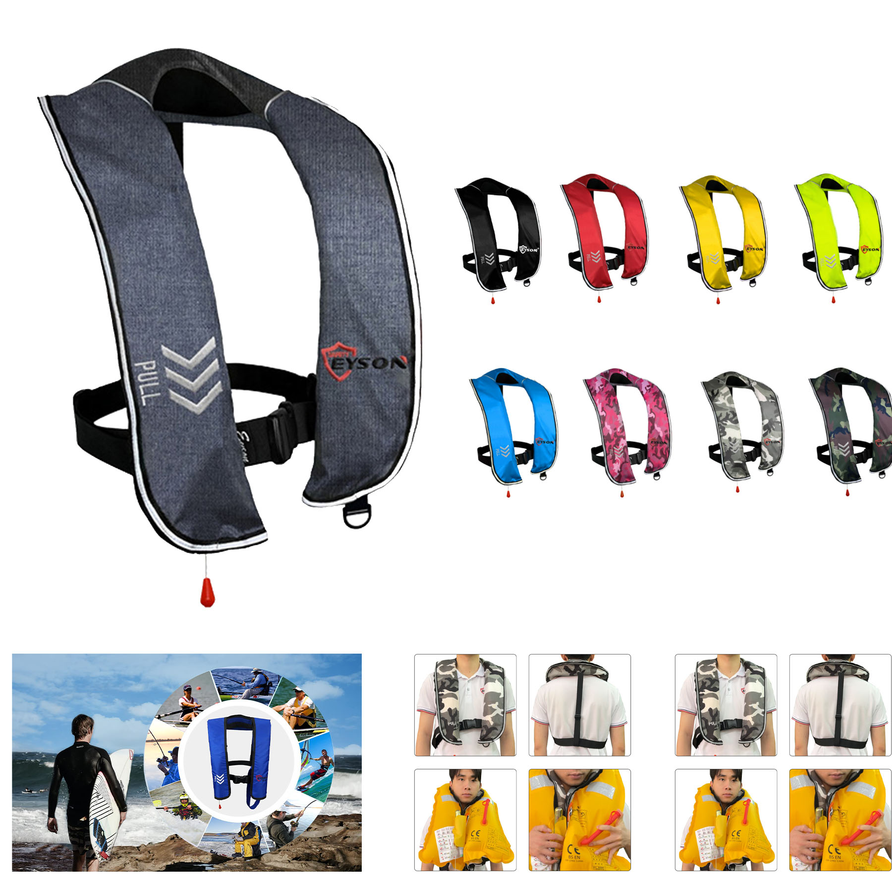Inflatable Life Jacket Vest 2