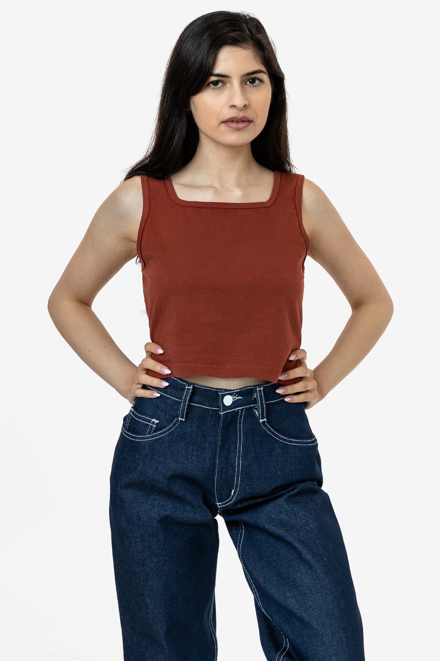 18/1 CROP TANK GRMNT DYE 6