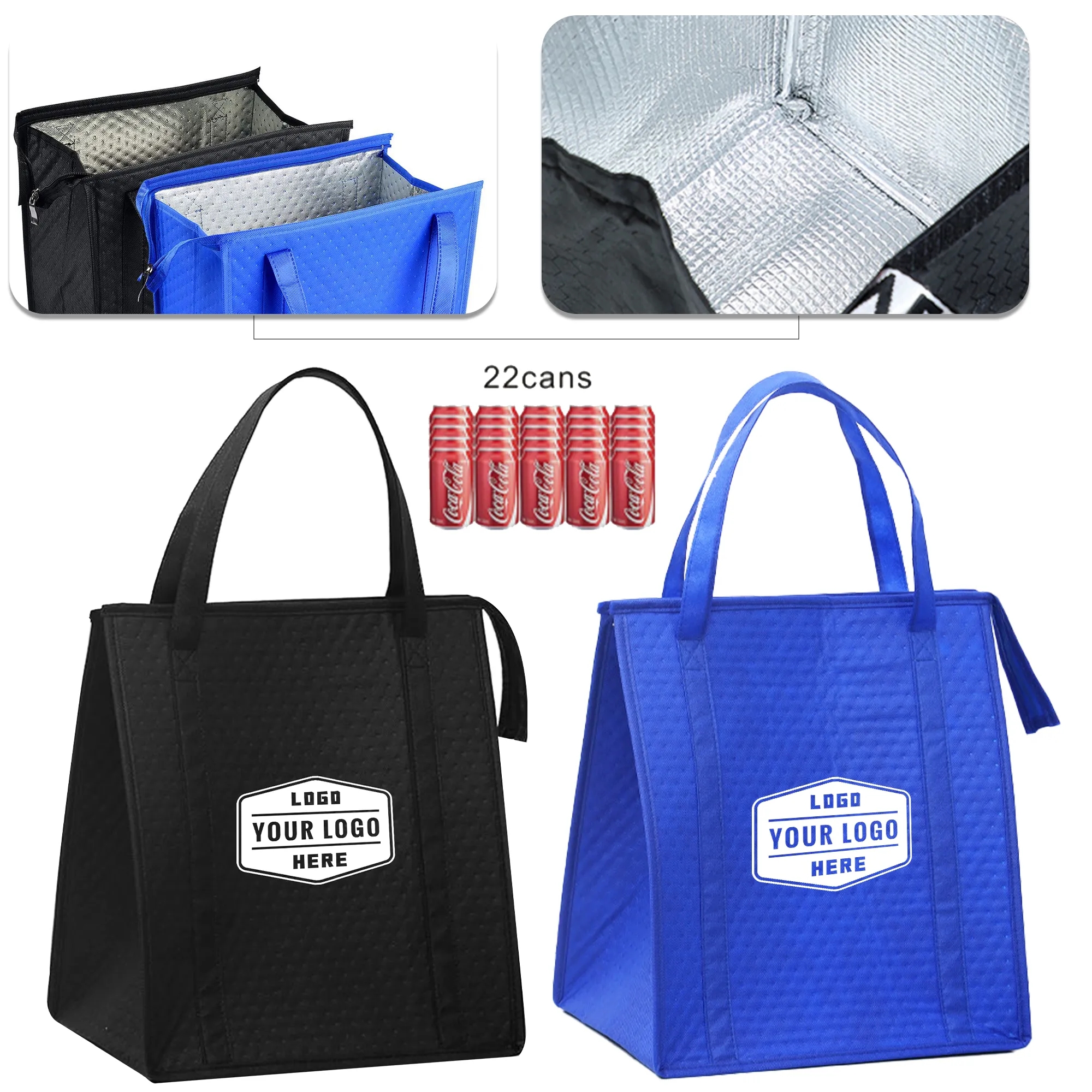 Insulated Cooler Shopping Grocery Bags 1