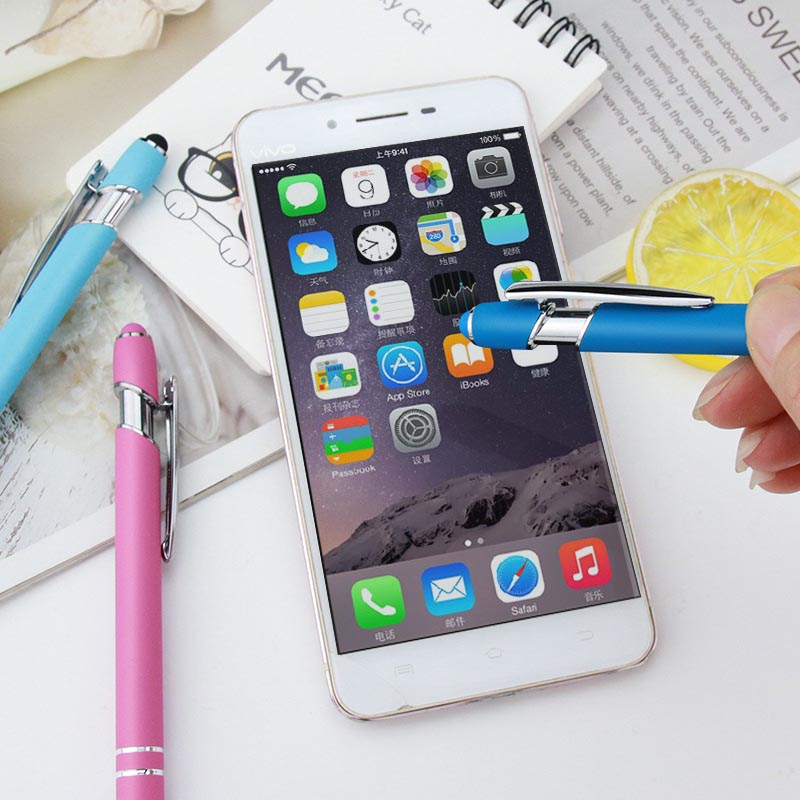 Metal Ballpoint Click Stylus Pen 4
