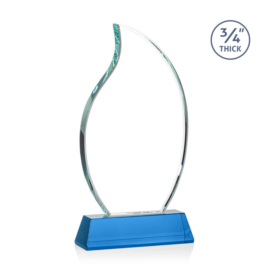 Croydon Flame Award on Newhaven Base - Sky Blue 10