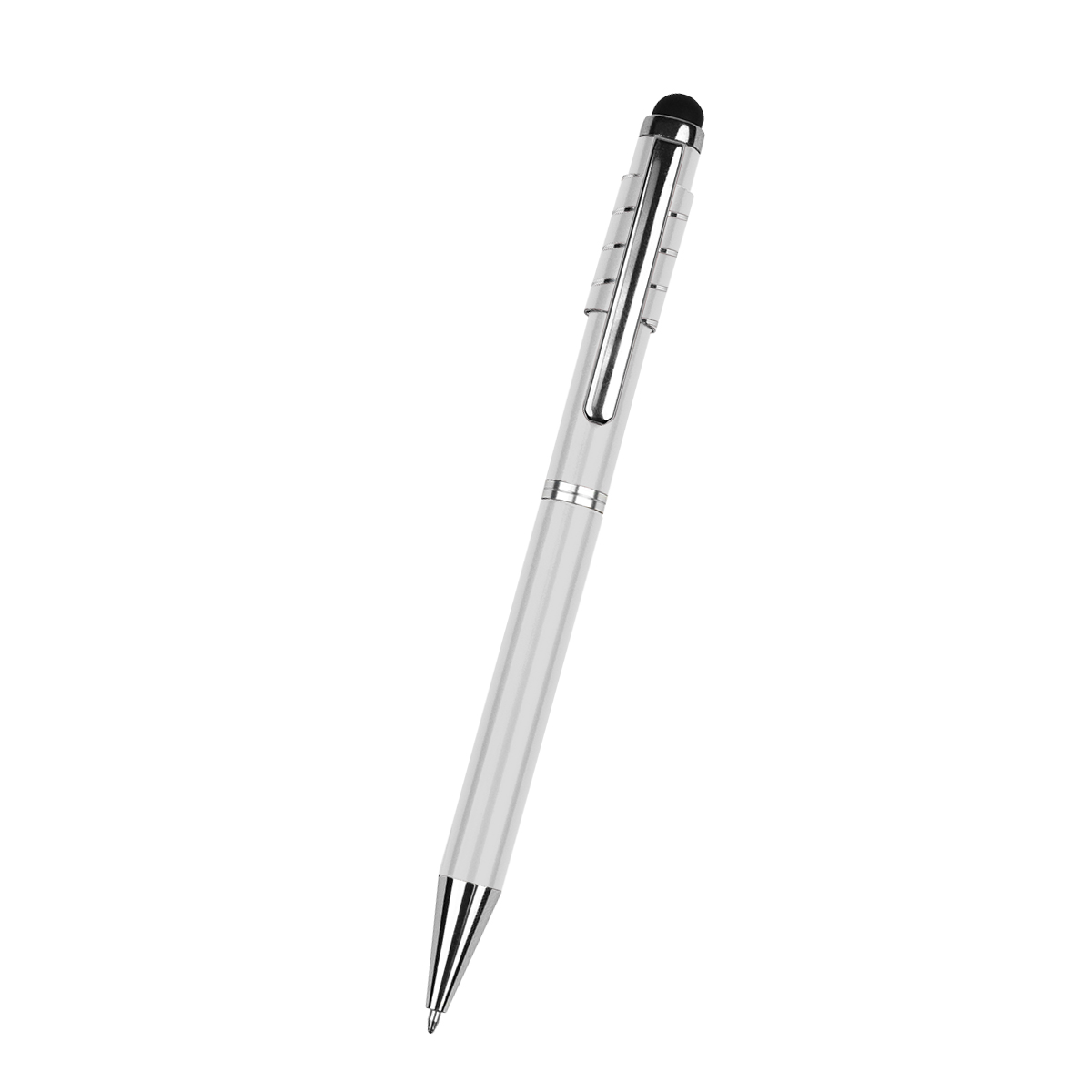 Recycled Aluminum Spinner Pen With Stylus 15