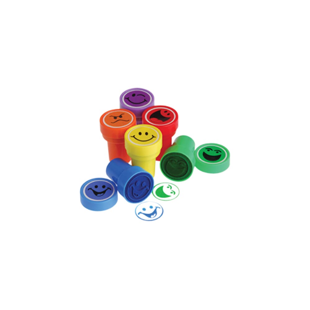 Smiley Face Ink Stamps Assorted 2