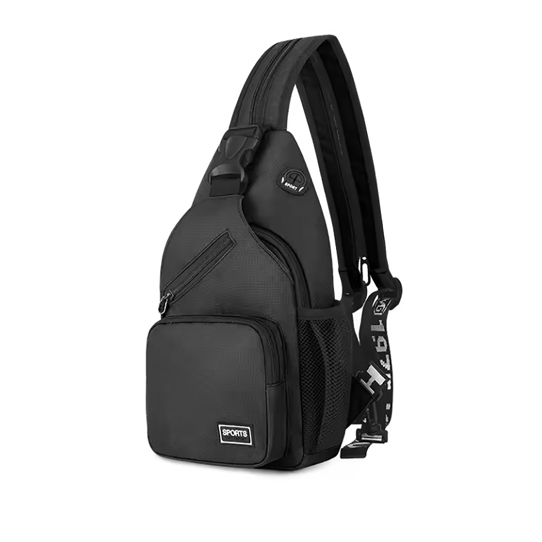 Crossbody Sling Backpack With Earphone Hole 2