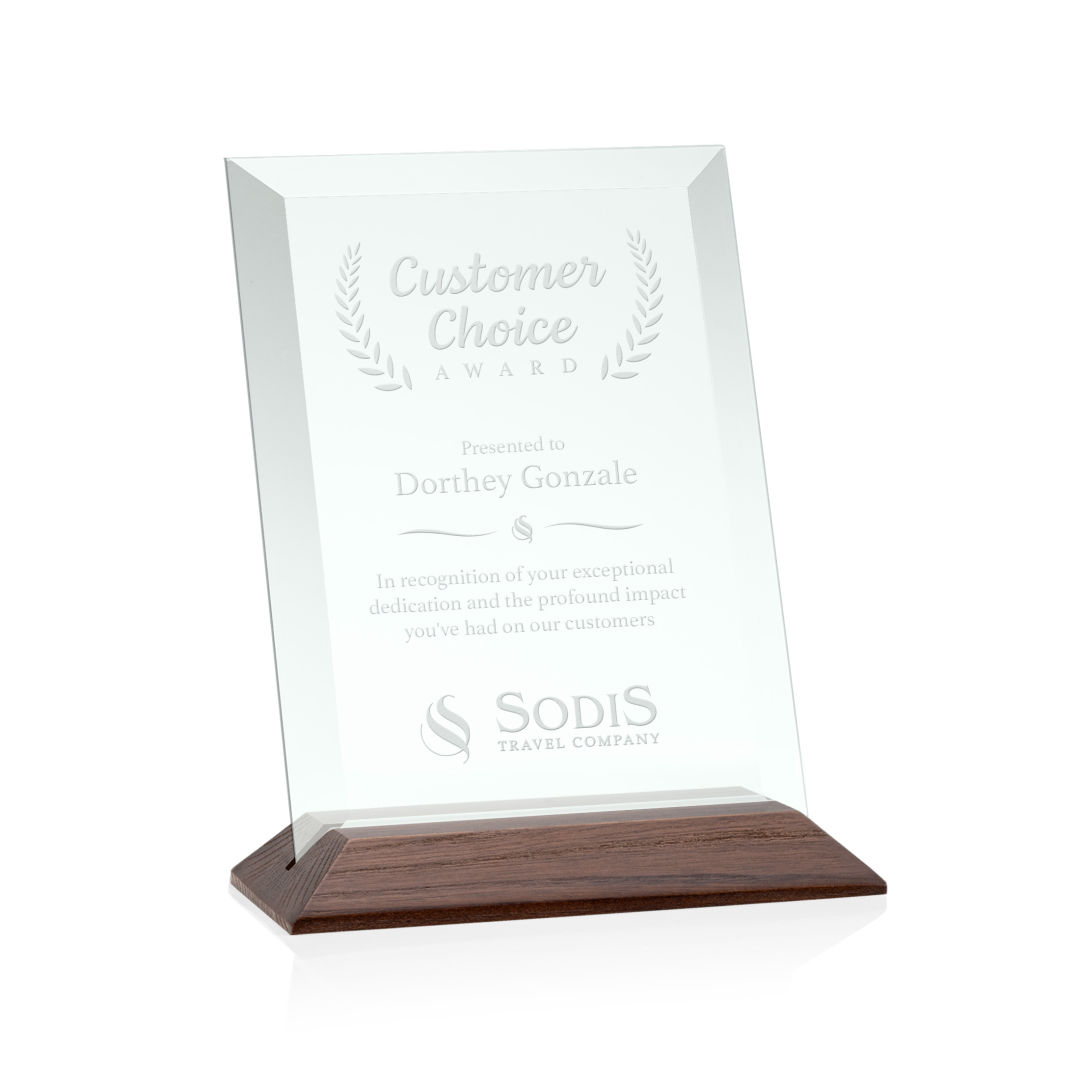 Embassy Award - Jade/Walnut (Vert) 5