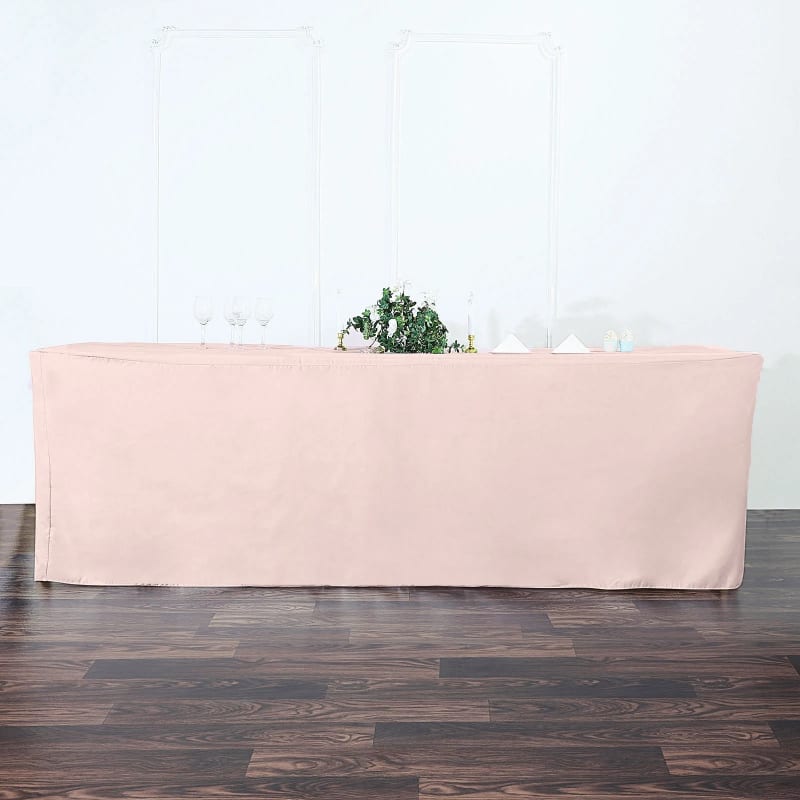 8FT Fitted Trade Show Table Cover - Full Color Imprint 8