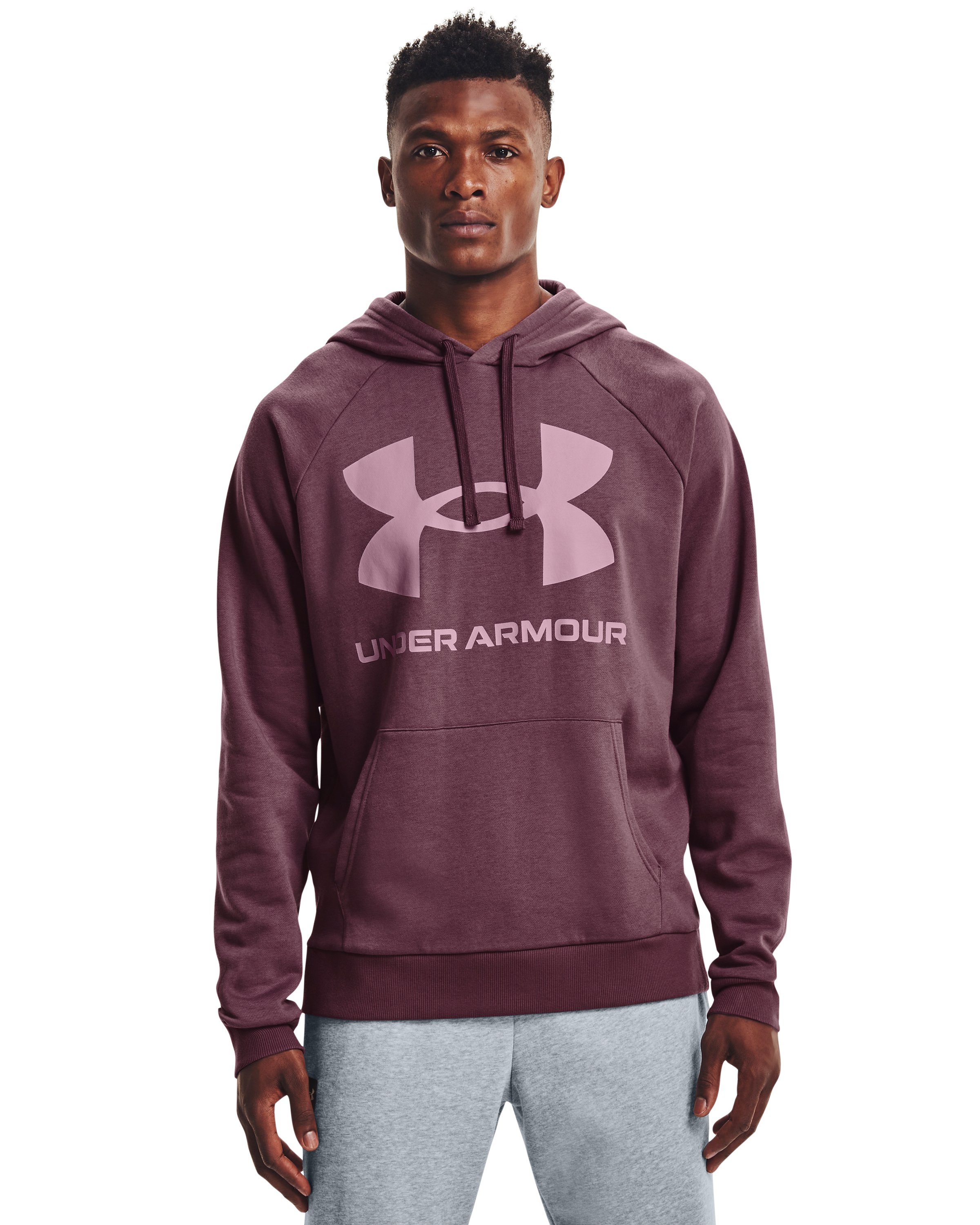 UA Rival Fleece Big Logo Men's Hoodie, custom hoodie or sweatshirt with logo imprint 26