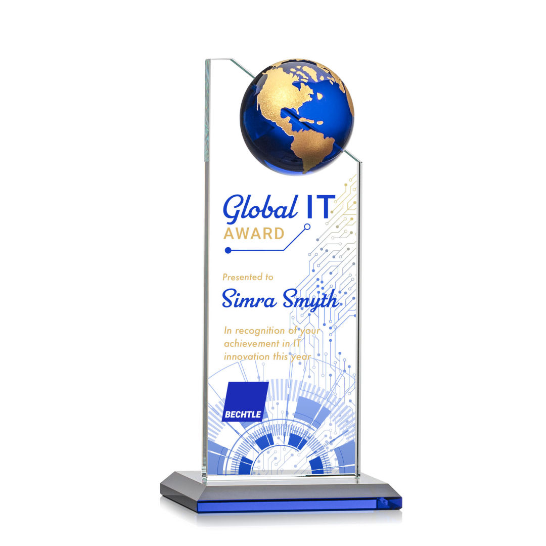 Arden VividPrint™ Award - Blue/Gold 4