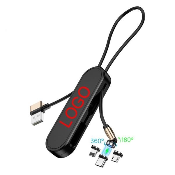 Mini Portable 3 in 1 Magnetic Retractable Charging Cable 4