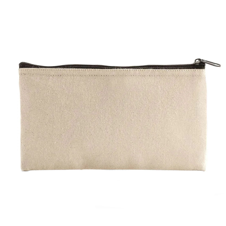 Crescent Flat Cotton Makeup Pouch 4