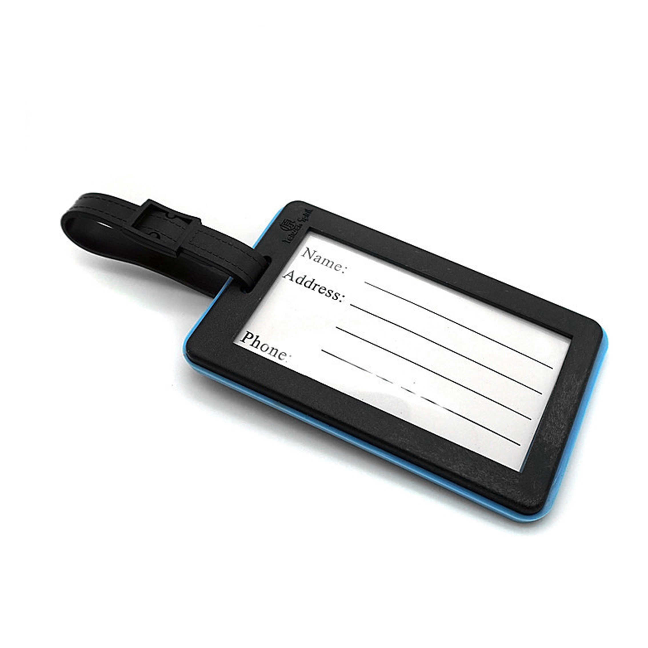 Silicone Or Rubber Travel Luggage Tag and Baggage Identification Labels, custom luggage tag with logo imprint 4