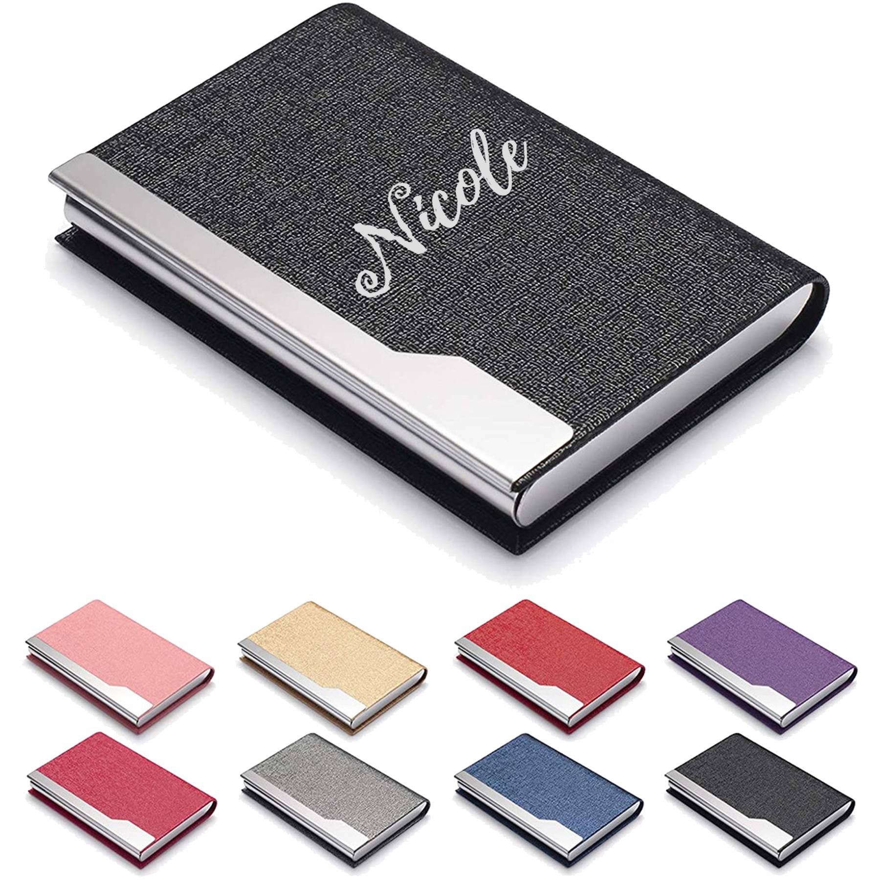 PU Business Card Case for Men & Women 3