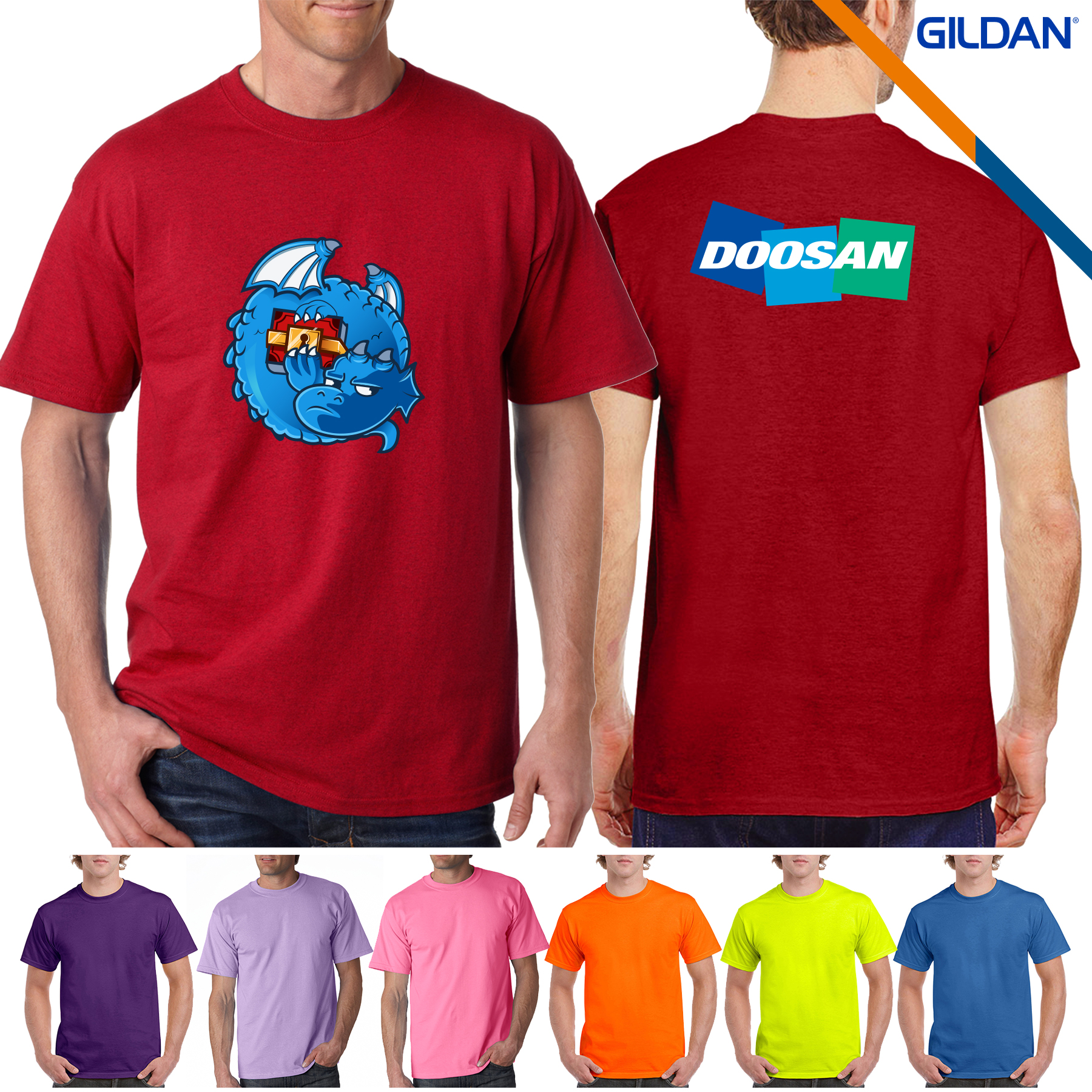 Gildan® 6 oz Ultra Cotton Preshrunk Tees 2