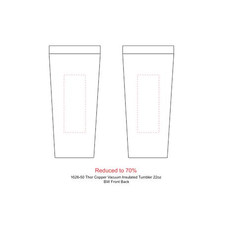 Thor Copper Vacuum Insulated Tumbler 22oz 23