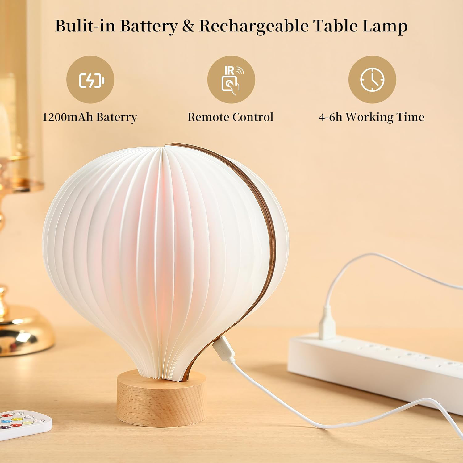 Foldable Hot Air Balloon Paper Lamp 6