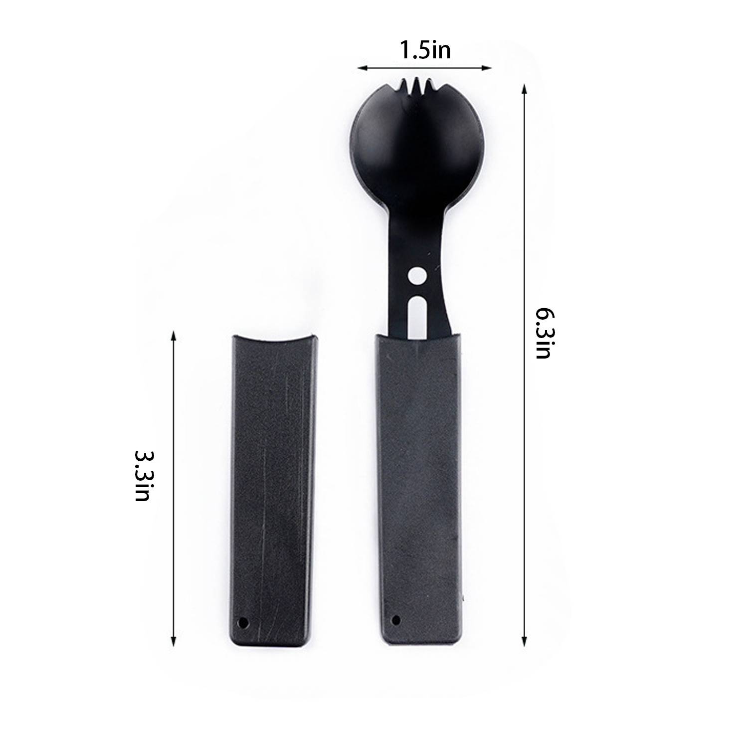 Stainless steel whistle/knife/fork/spoon integrated tablewar 5