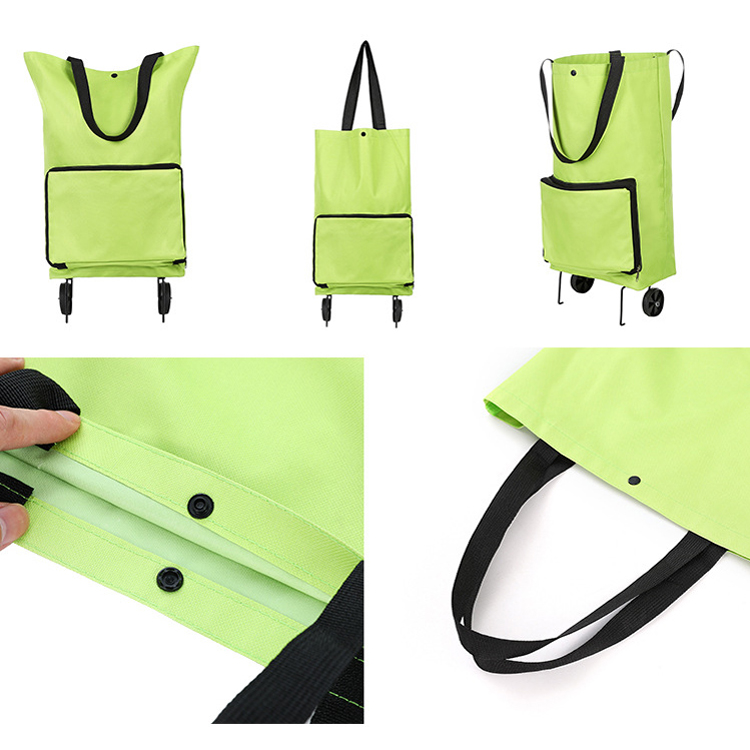 Collapsible Wheeled Shopping Cart 3
