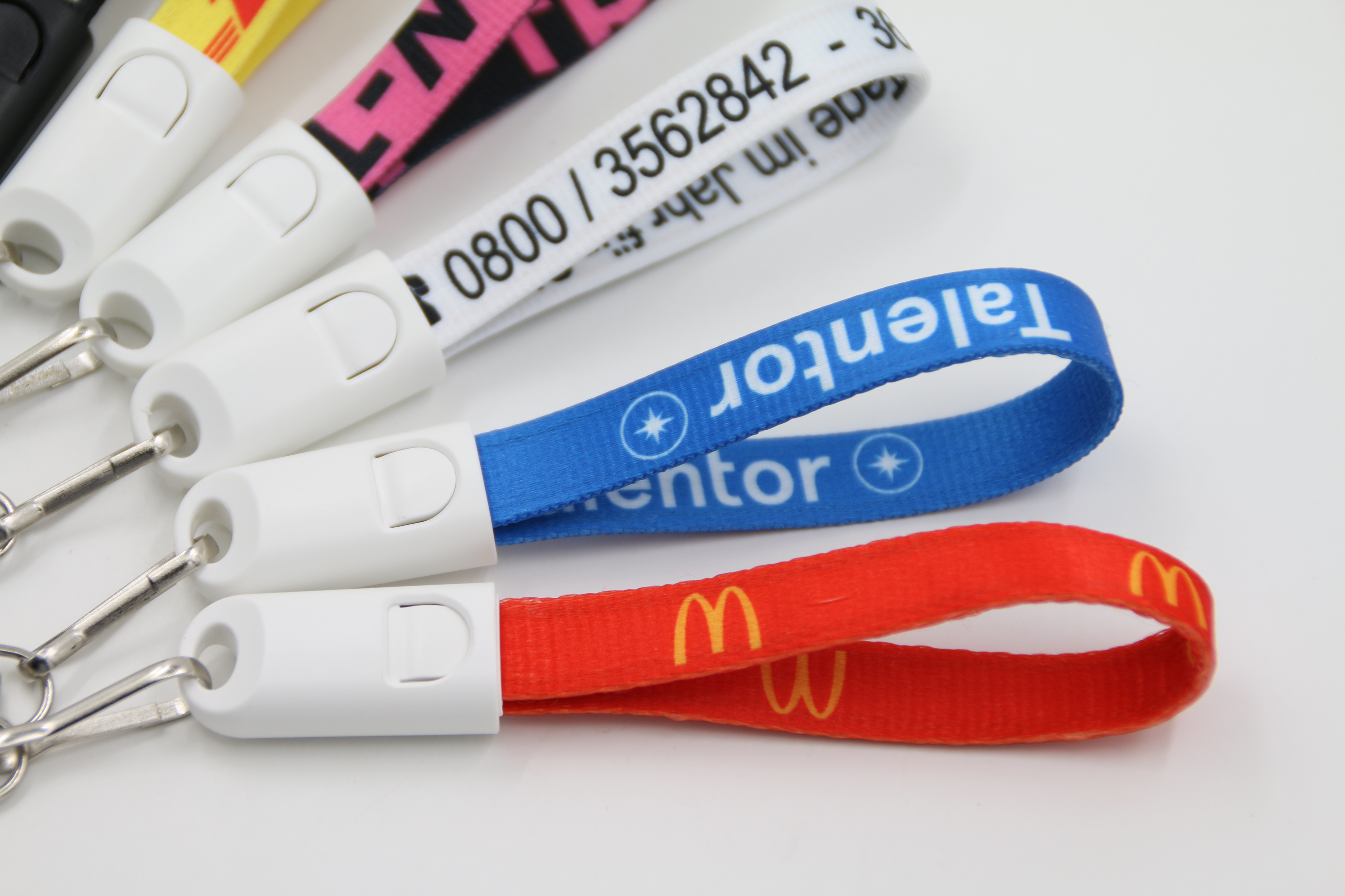 2-in-1 Wrist Lanyard Charging Cable with Metal Hook 2