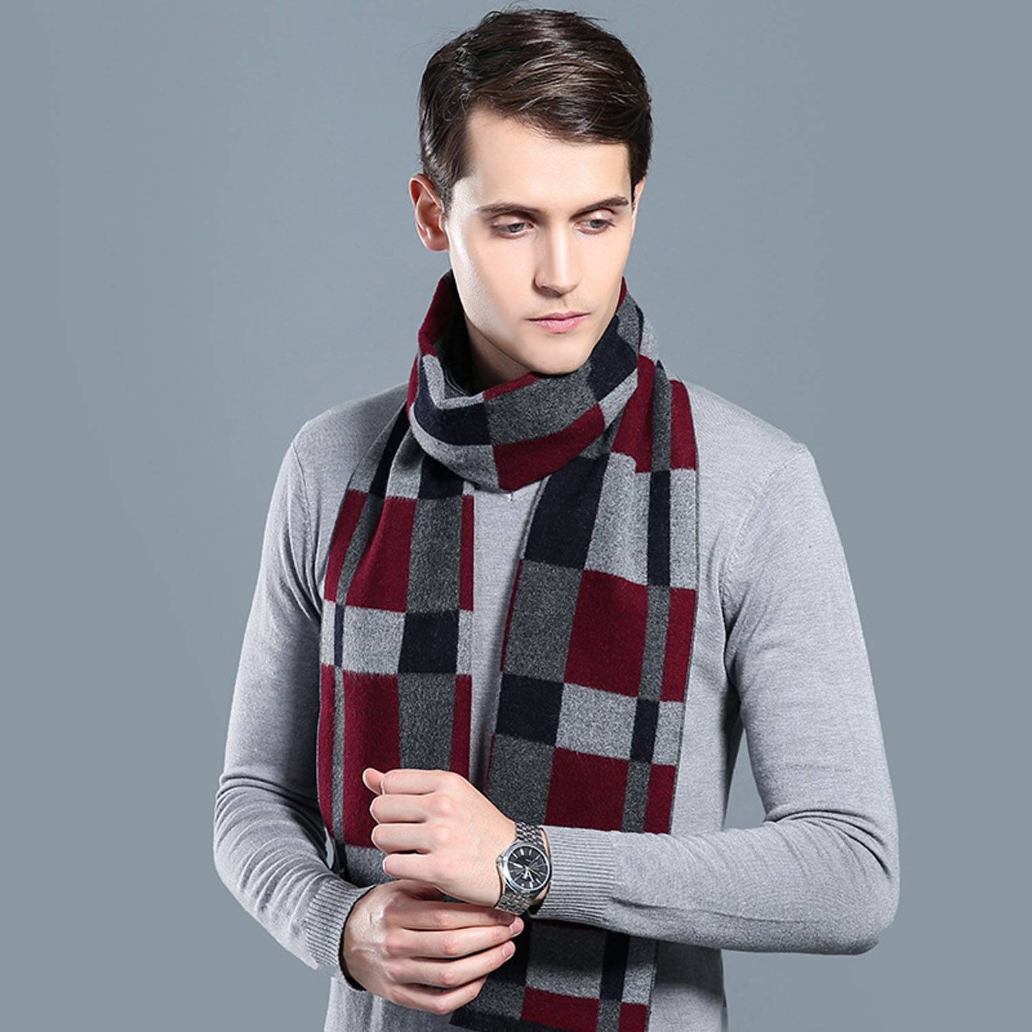 Casual warm scarf 6