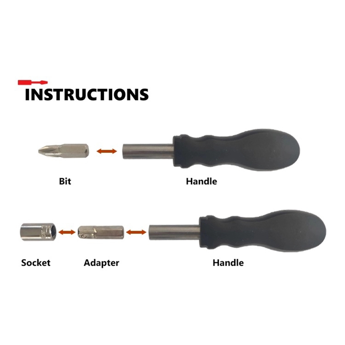 Portable Personalized Tool Set with LED Light 5