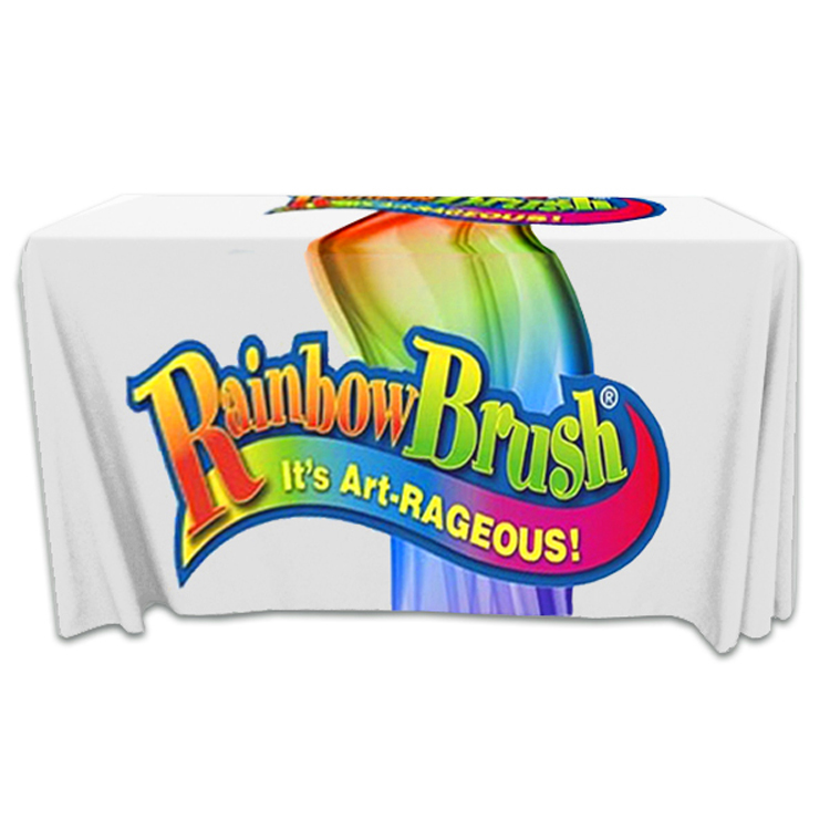 4 ft. x 30 PolyKnit Table Cover (Dye Sub Full Cloth) 2