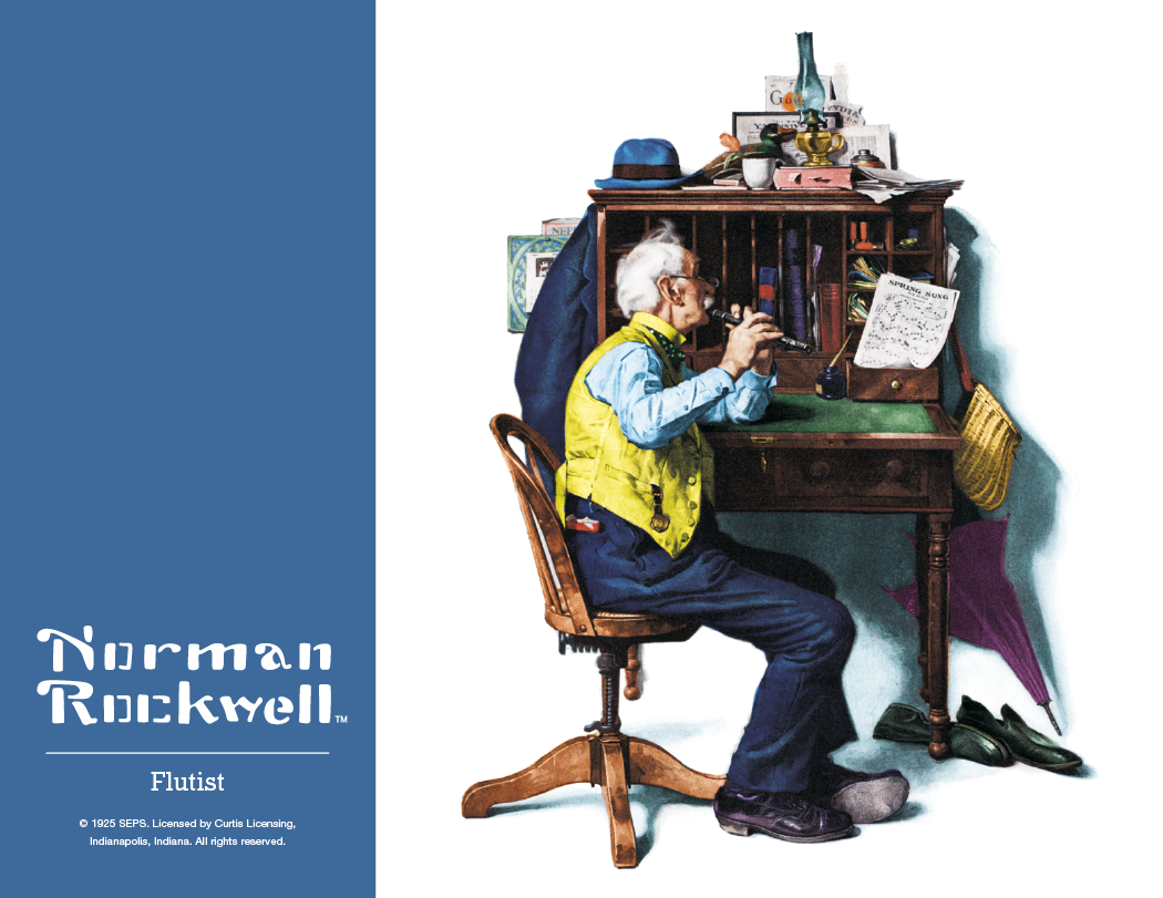 HotLine® Products Norman Rockwell Appointment Calendar - Spiral 30