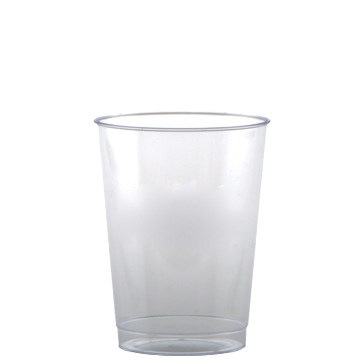 10 oz Hard Plastic Smooth Cup Clear Tradition Print 2