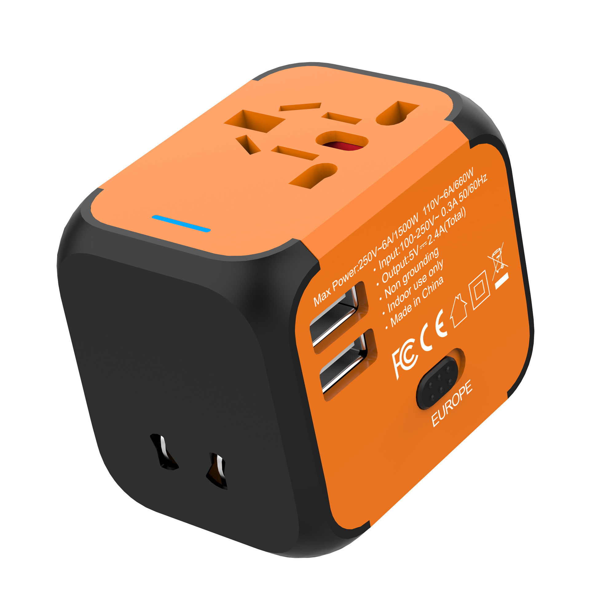 Travel Adapter Universal Plug 6