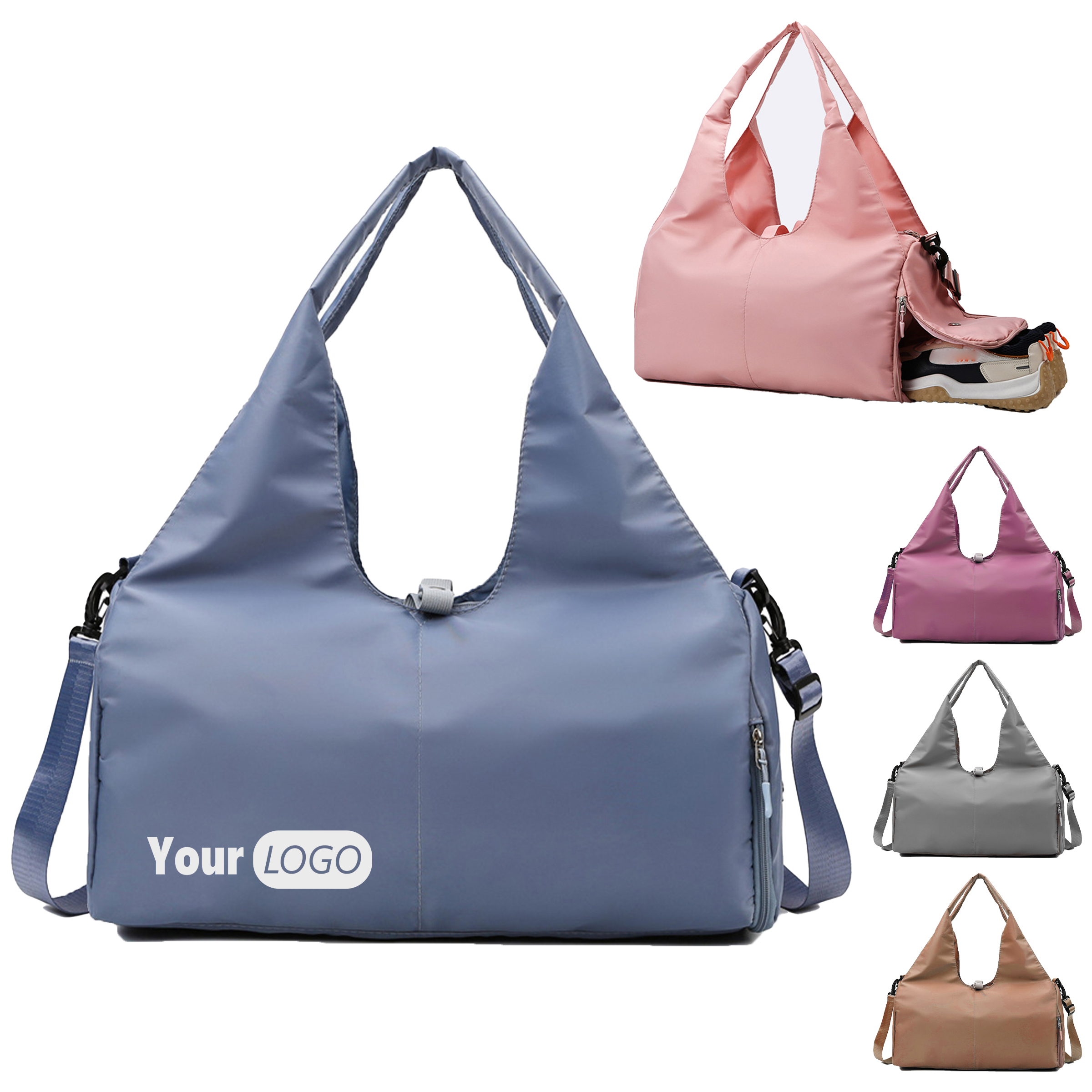 Oxford Modern Tote Bag With Shoe Storage ?C Ideal For Gym And Travel 2