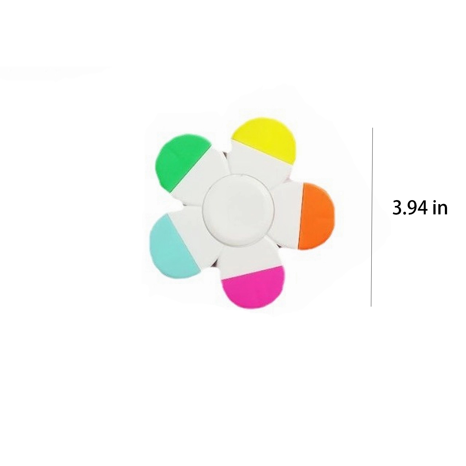Flower Shape Highlighter Spinner Marker 4