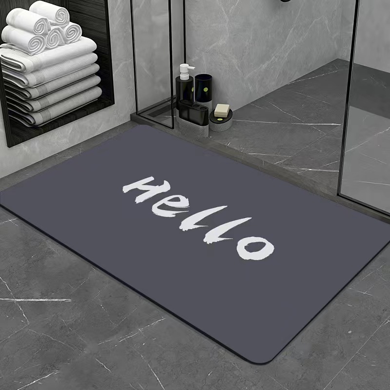 Diatom Mud Multishape Absorbent Bathroom Mat 1
