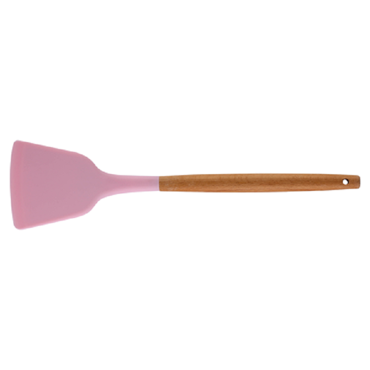 Silicone Cooking Or Serving Utensil With Wooden Handle 22