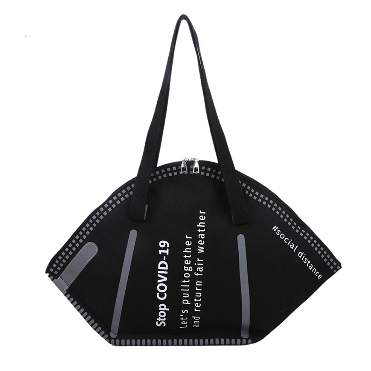 Mask Style Tote Bag, custom tote bag with logo imprint 3