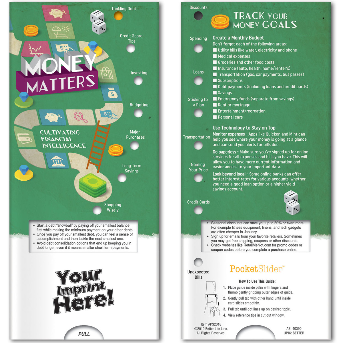 Pocket Slider - Money Matters 2