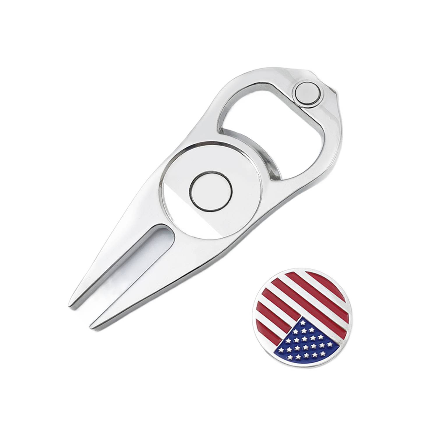 3-in-1 Pitchfork Golf Divot Tool 5