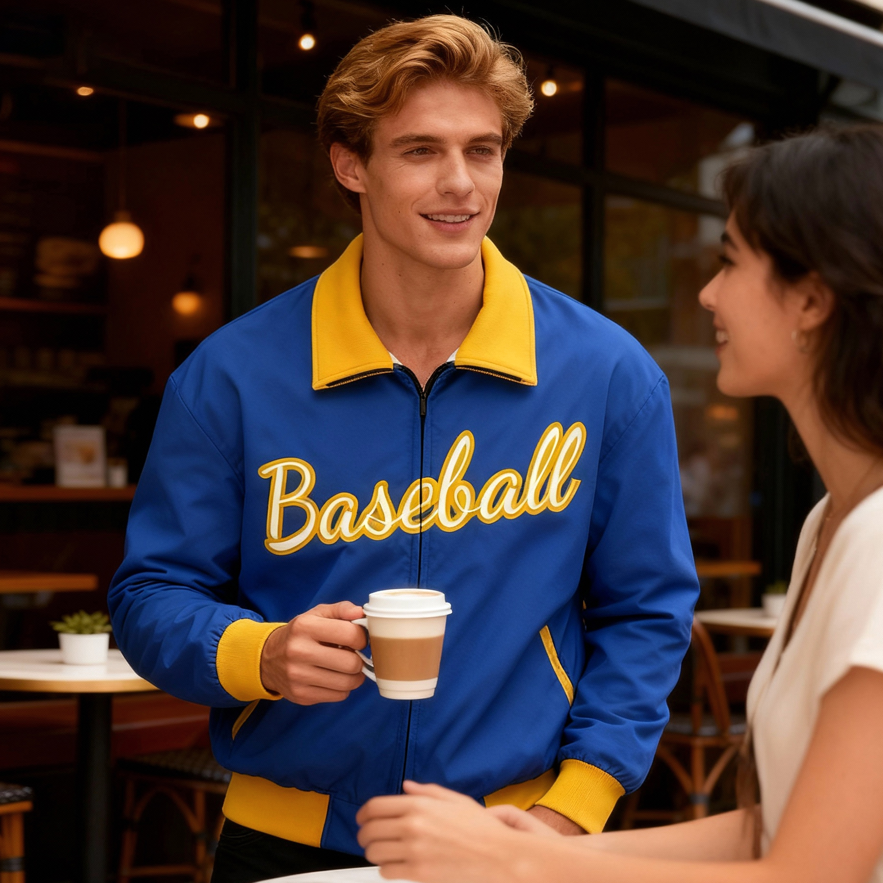 Custom Sublimated Full-Zip Varsity Jacket 6