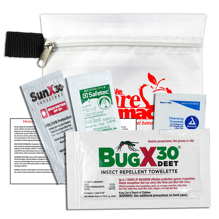 'Stay Safe Kit' 4 Piece Insect Repellent Kit in Zipper Pouch 17