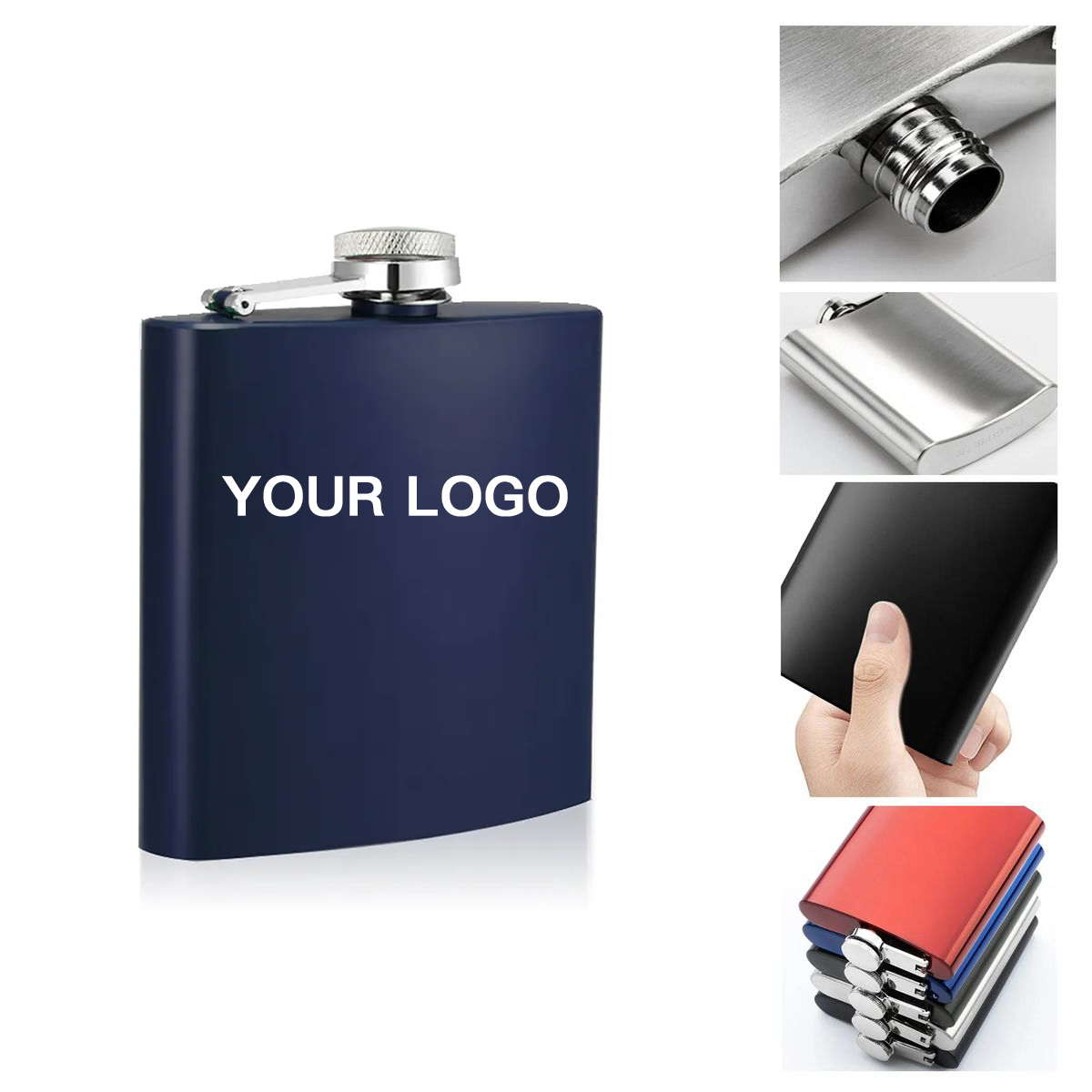 Pocket Size Stainless Flask for Travel Use 5