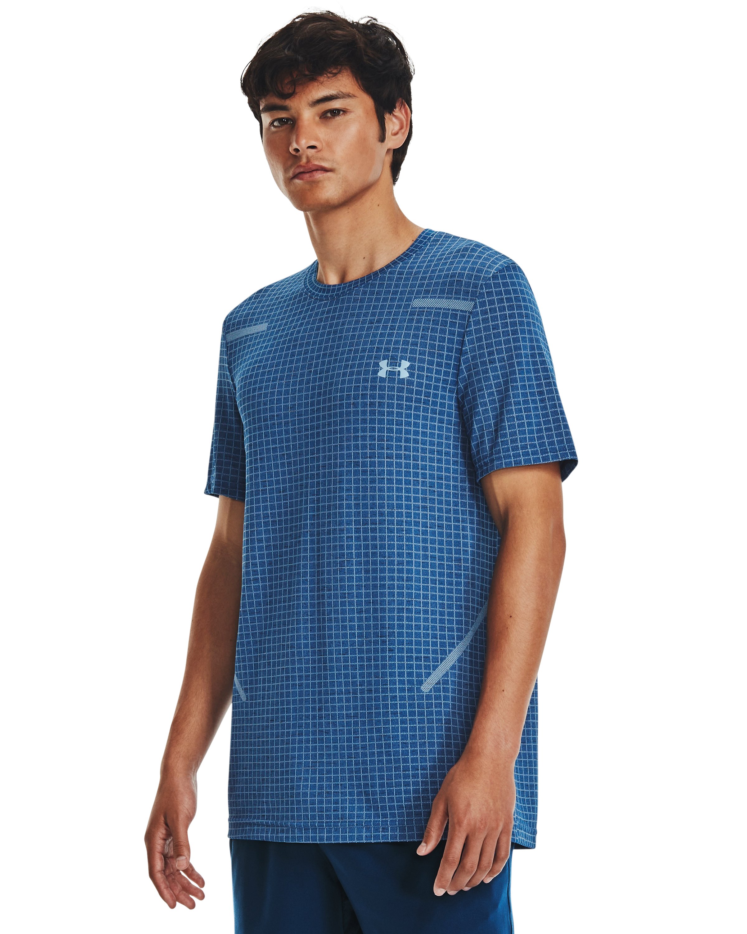 UA Seamless Grid Men's Short Sleeve 4