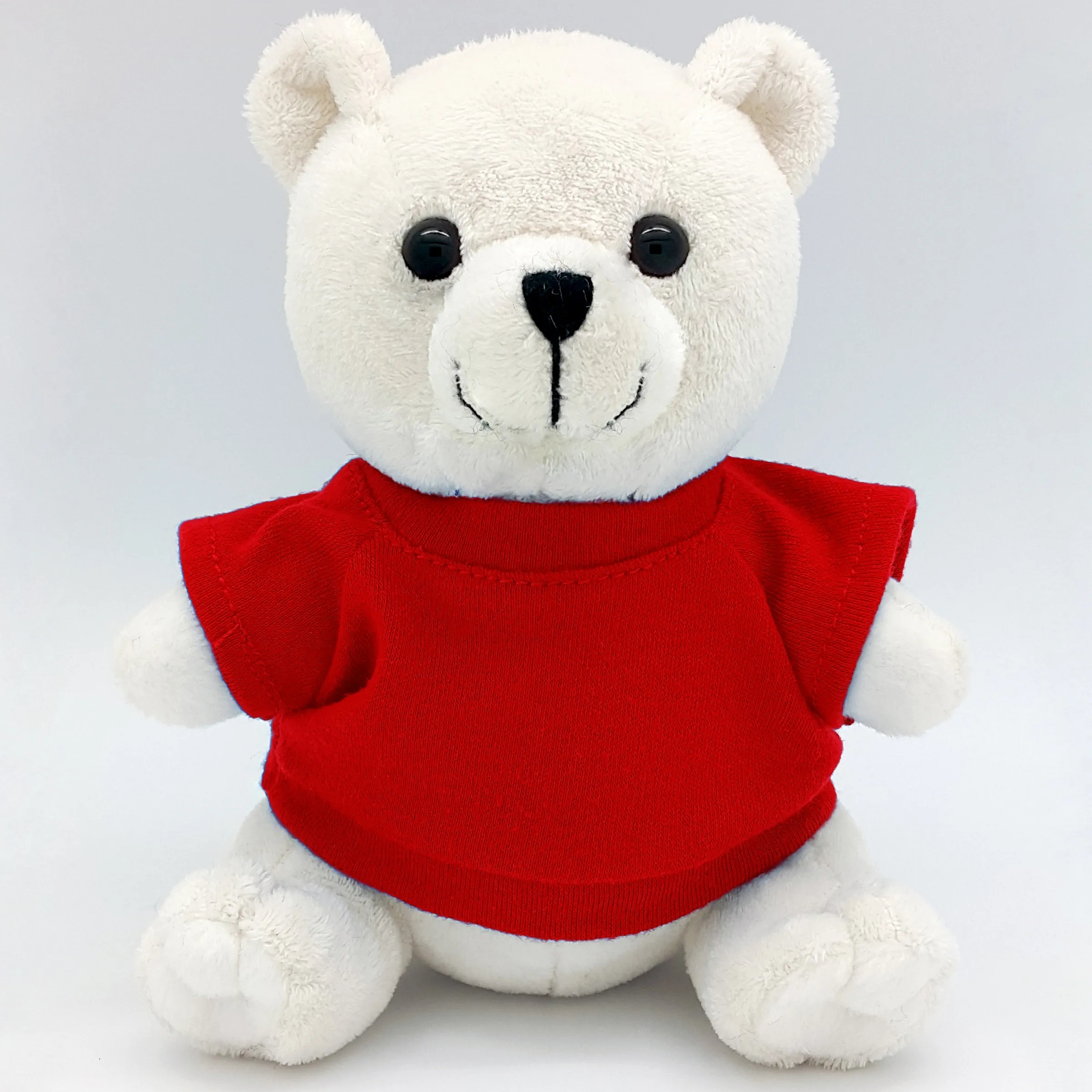 6" Beanie White Bear 18