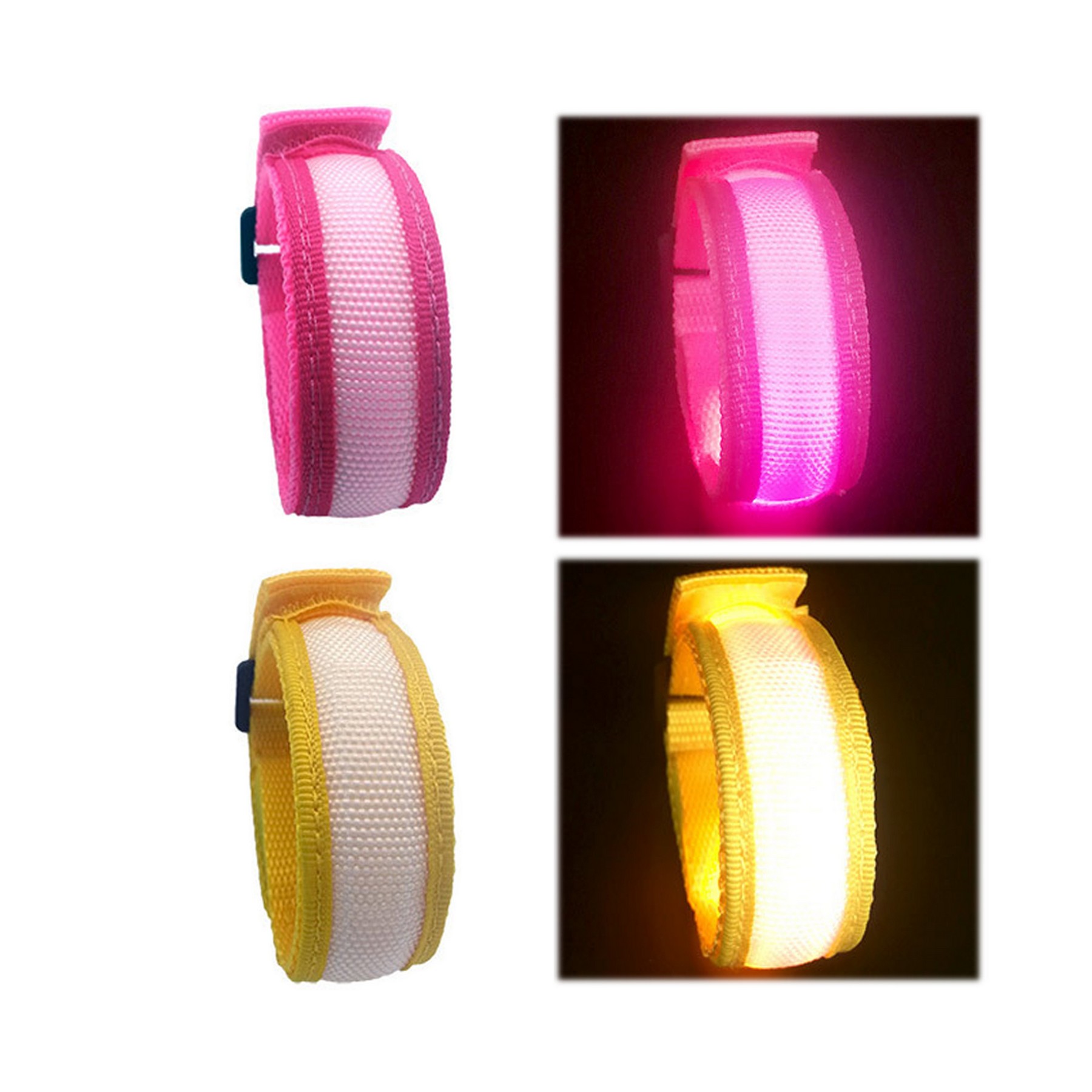 LED Light Up Bracelet Glow In The Dark Wristbands 3