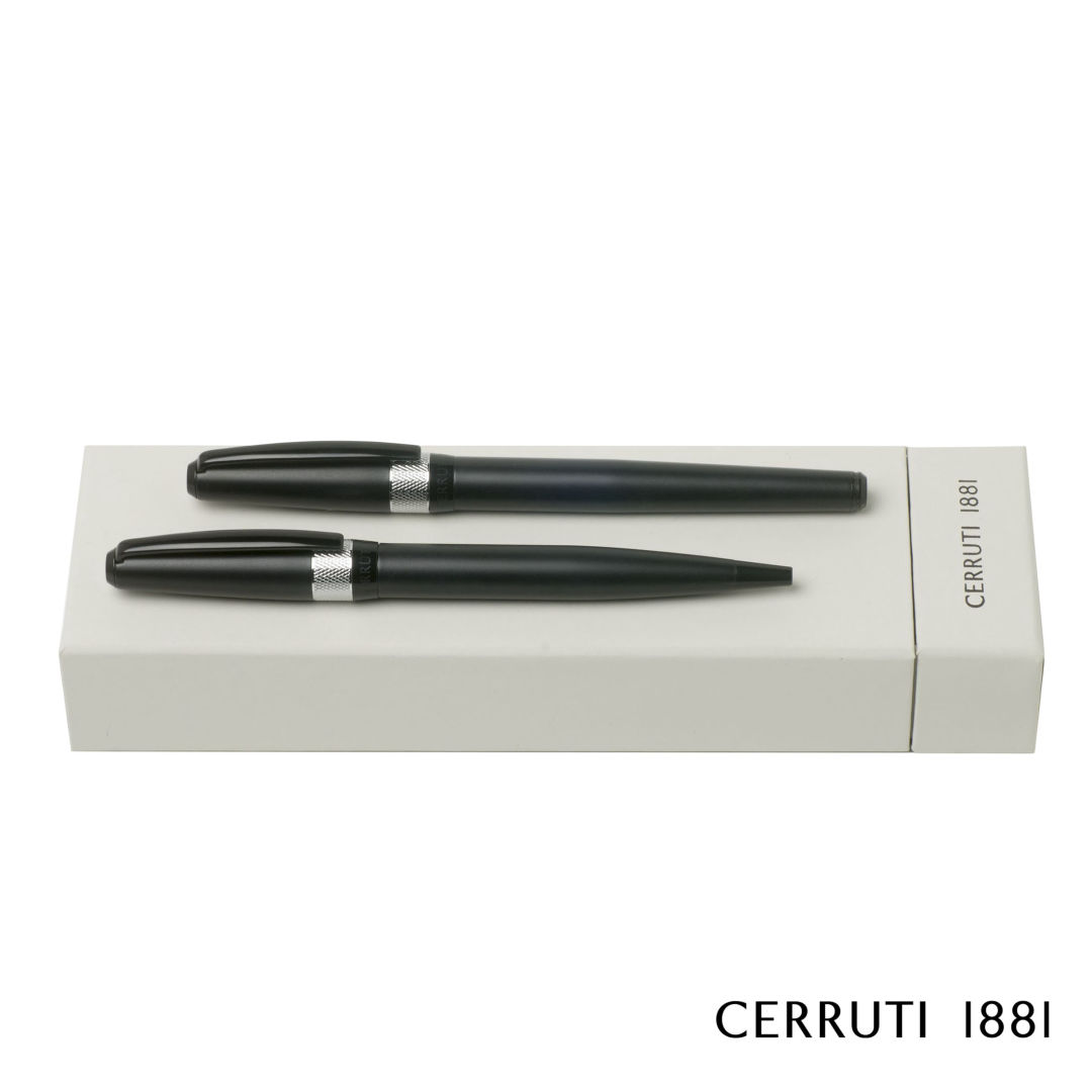 Cerruti 1881® Canal Ballpoint Pen & Rollerball Pen Gift Set 4