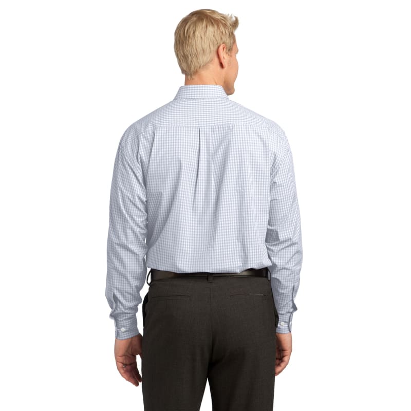 Port Authority Plaid Pattern Easy Care Shirt. 20