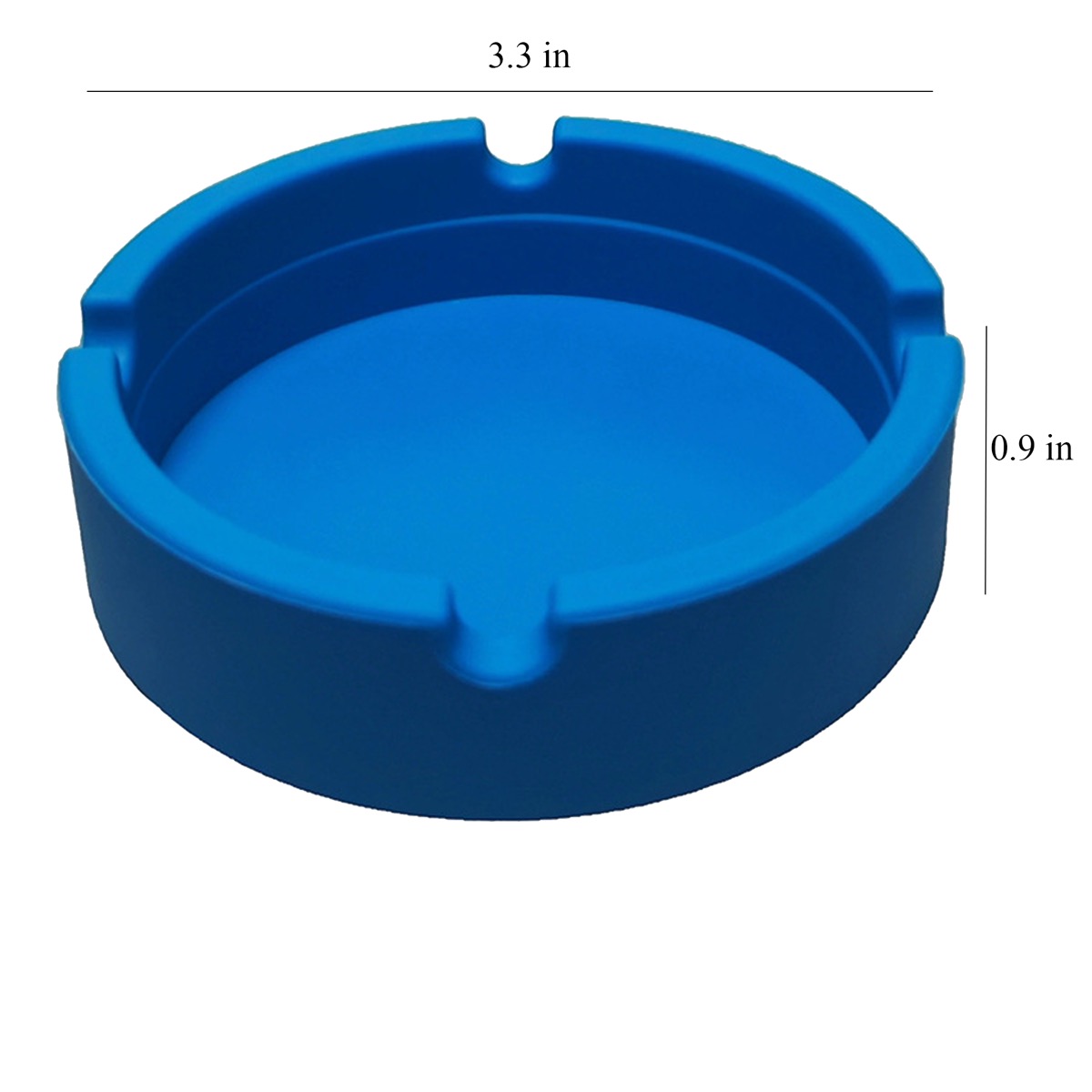 Silicone Round Heat-Resistant Ashtray 2