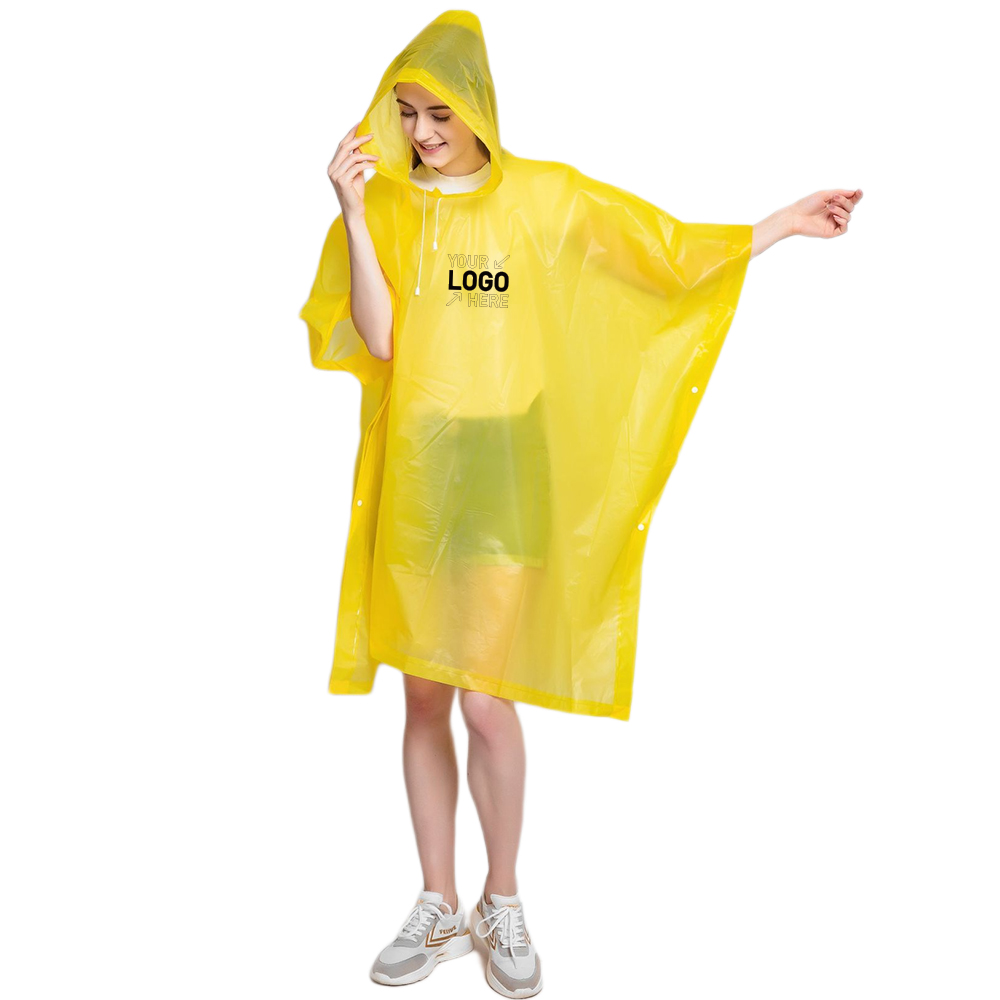 Portable EVA Raincoats for Adults Waterproof Poncho 3