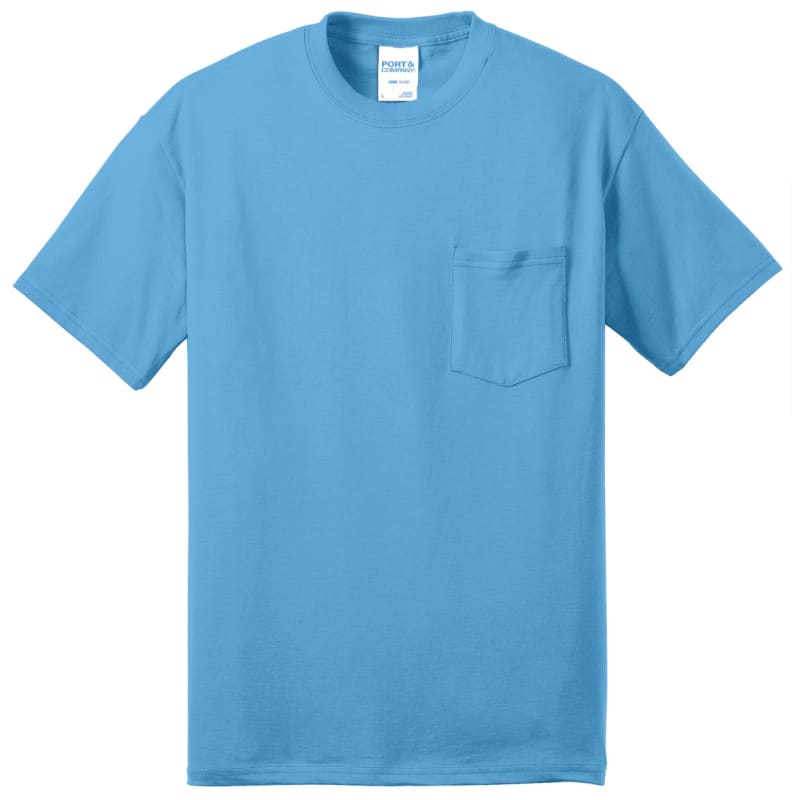 Port & Company Tall Core Blend Pocket Tee. 13